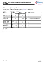 Preview for 6 page of Infineon TLS820F3ELVxx Manual