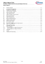 Предварительный просмотр 3 страницы Infineon TriBoard TC3X7 Manual
