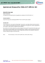 Preview for 1 page of Infinion EVAL KIT HPD G1 SiC Quick Start Manual