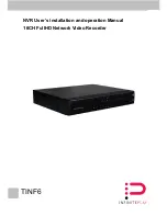 Infinite Play Series NVR User'S Installation And Operation Manual preview