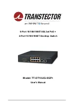 Preview for 1 page of Infinite l-com DT10-2G-8GP+ User Manual