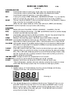 Preview for 1 page of INFINITI FITNESS E6700 Manual