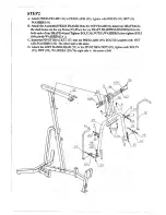 Preview for 8 page of INFINITI FITNESS G207i Assembly Instructions, Illustrations & Parts List