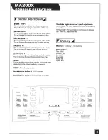 Preview for 7 page of INFINITI FITNESS MA200X User Manual