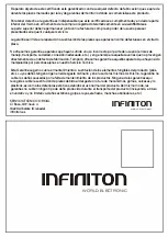 Предварительный просмотр 36 страницы Infiniton 84456390020 User Manual