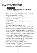 Preview for 3 page of Infiniton DIW-3614WHL Instruction Manual