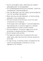 Preview for 6 page of Infiniton DIW-3614WHL Instruction Manual