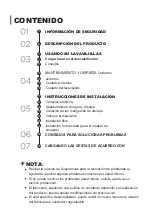 Preview for 2 page of Infiniton DIW-6115B3 Instruction Manual