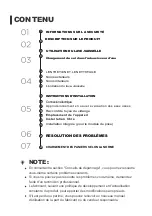 Preview for 149 page of Infiniton DIW-6S13 Instruction Manual