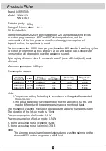 Предварительный просмотр 48 страницы Infiniton WM-IN85W User Manual