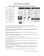 Preview for 9 page of Infinity 20 x 20 All Trac Frame Tent Setup Instructions