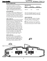 Предварительный просмотр 4 страницы Infinity 310a Service Manual