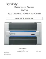 Infinity 475a Service Manual preview