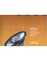 Предварительный просмотр 4 страницы Infinity 6432CF Reference