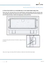 Preview for 20 page of Infinity 890 HDBF Instruction For User, Installation & Servicing