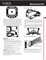 Предварительный просмотр 5 страницы Infinity BASSLINK DC Quick Start Manual