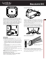 Предварительный просмотр 7 страницы Infinity BASSLINK DC Quick Start Manual