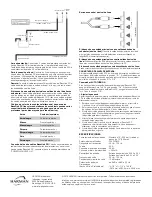 Предварительный просмотр 8 страницы Infinity BASSLINK DC Quick Start Manual