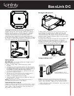 Предварительный просмотр 11 страницы Infinity BASSLINK DC Quick Start Manual