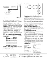 Предварительный просмотр 14 страницы Infinity BASSLINK DC Quick Start Manual