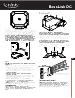 Предварительный просмотр 21 страницы Infinity BASSLINK DC Quick Start Manual