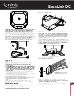 Предварительный просмотр 35 страницы Infinity BASSLINK DC Quick Start Manual