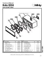 Предварительный просмотр 2 страницы Infinity Beta C250 Technical Manual