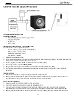 Предварительный просмотр 9 страницы Infinity Beta CSW-10 Service Manual