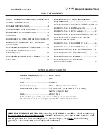 Preview for 3 page of Infinity BU-80 Service Manual