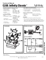 Infinity C205 Infinity Classia Technical Manual предпросмотр