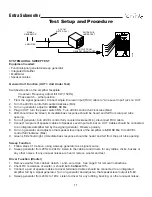 Предварительный просмотр 11 страницы Infinity ENTRA Service Manual