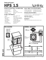 Предварительный просмотр 1 страницы Infinity HPS 1.5 Technical Manual