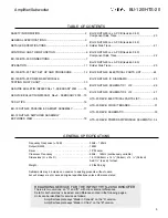 Preview for 3 page of Infinity HTS-20 Service Manual