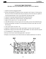 Предварительный просмотр 26 страницы Infinity IL50 L Service Manual