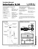 Preview for 1 page of Infinity INTERLUDE IL30 Technical Manual