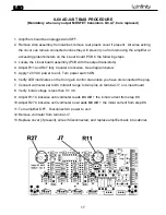 Предварительный просмотр 17 страницы Infinity Interlude IL60 Service Manual