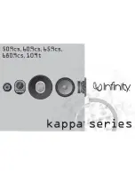 Предварительный просмотр 1 страницы Infinity Kappa Series 10.9t Specifications