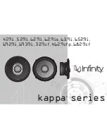 Infinity Kappa Series 32.9cf Installation Manual предпросмотр