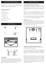 Preview for 2 page of Infinity kappa series Instruction Manual