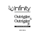 Предварительный просмотр 1 страницы Infinity Outrigger Owner'S Manual