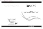 Preview for 1 page of Infinity PR Pro User Manual