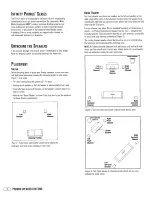 Предварительный просмотр 2 страницы Infinity PRIMUS 250 Owner'S Manual