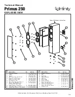 Предварительный просмотр 2 страницы Infinity Primus 250 Technical Manual