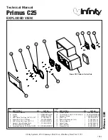 Предварительный просмотр 2 страницы Infinity Primus C25 Technical Manual