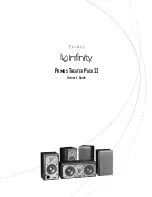 Infinity Primus Series Primus Theater Pack II Owner'S Manual предпросмотр