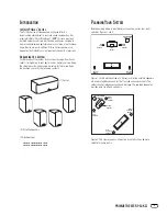 Preview for 3 page of Infinity Primus Series Primus Theater Pack II Owner'S Manual