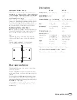 Предварительный просмотр 7 страницы Infinity PS210W Owner'S Manual