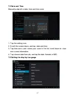 Preview for 18 page of Infinity Quad Core Tablet User Manual