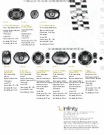 Предварительный просмотр 3 страницы Infinity Reference 1021t Specifications