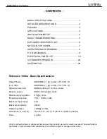 Preview for 2 page of Infinity Reference 1600A Service Manual